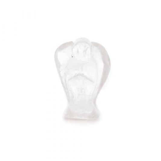 MINI ROCK CRYSTAL GEMSTONE ANGEL 20 mm – Healing and Balance - Spirit And Shadow