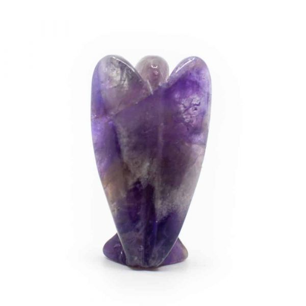 STANDING AMETHYST ANGEL (35mm) – SPIRITUAL QUARTZ CRYSTAL FIGURINE - Spirit And Shadow