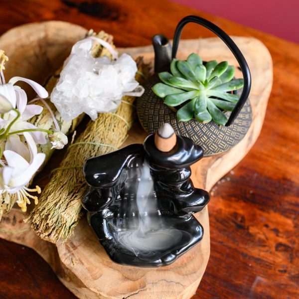 BACKFLOW WATERFALL INCENSE BURNER - Spirit And Shadow