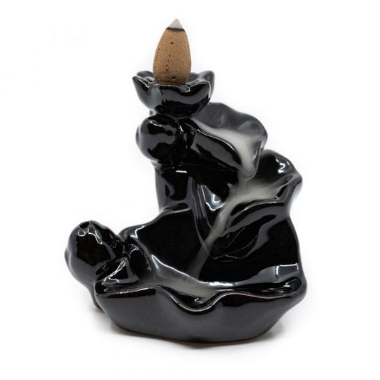 BACKFLOW INCENSE BURNER –Waterfall Petals - Spirit And Shadow