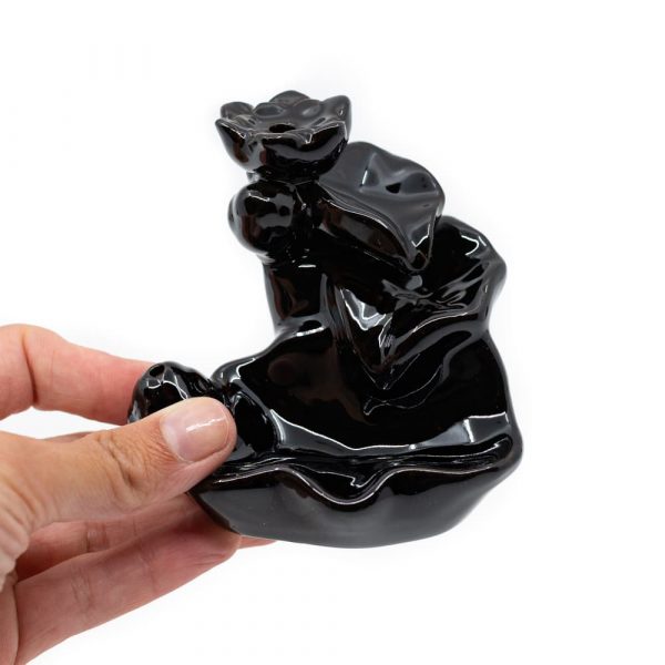 BACKFLOW INCENSE BURNER –Waterfall Petals - Spirit And Shadow