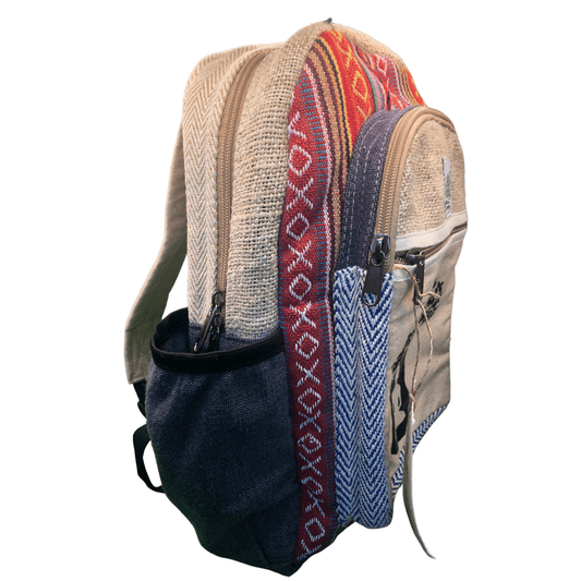 PURE HEMP BACKPACK -BODHI TREE DESIGN Earthy Tone