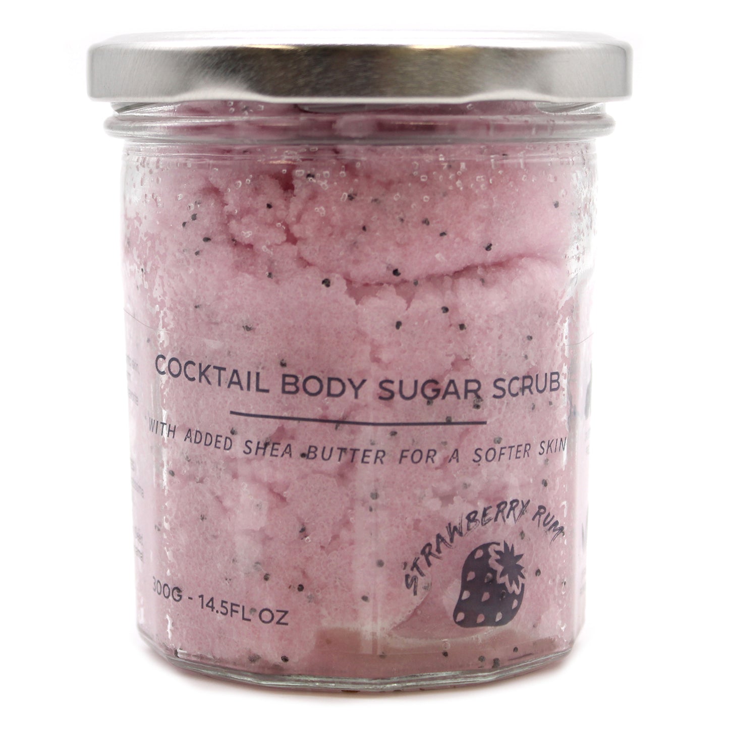 STRAWBERRY RUM SUGAR BODY SCRUB 300g - Spirit And Shadow
