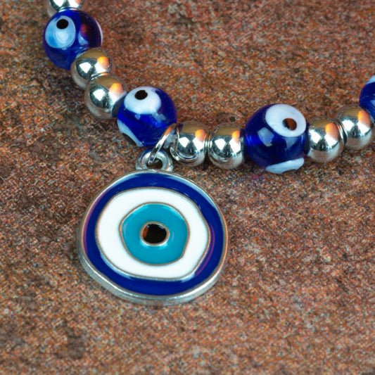 BRACELET EVIL EYE 17 cm – Protective Nazar Boncuğu Jewellery - Spirit And Shadow