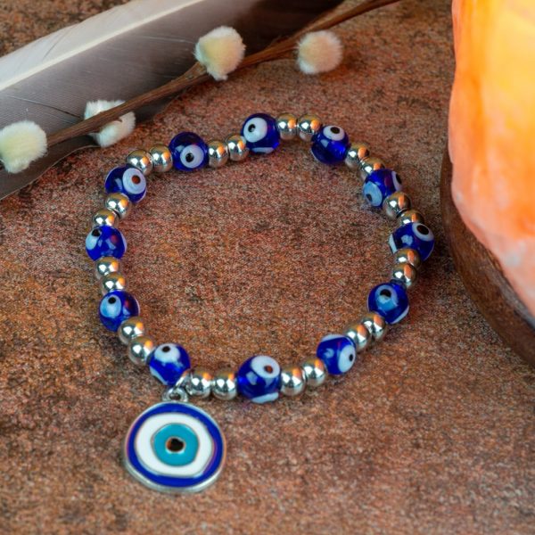 BRACELET EVIL EYE 17 cm – Protective Nazar Boncuğu Jewellery - Spirit And Shadow