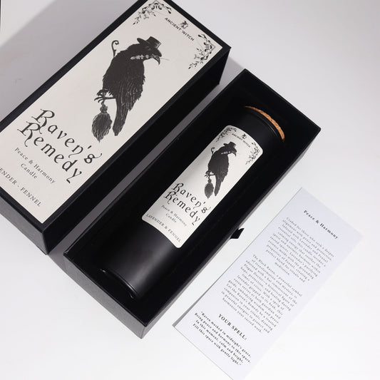 RAVEN'S REMEDY – Peace & Protection Ritual Candle