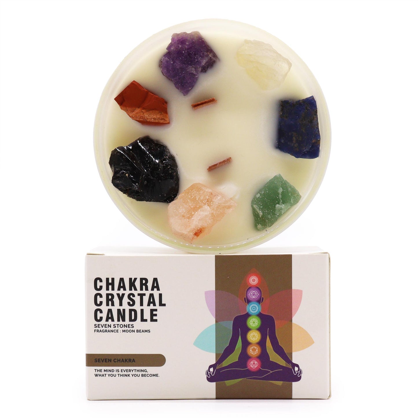 CHAKRA CRYSTAL CANDLE - Spirit And Shadow