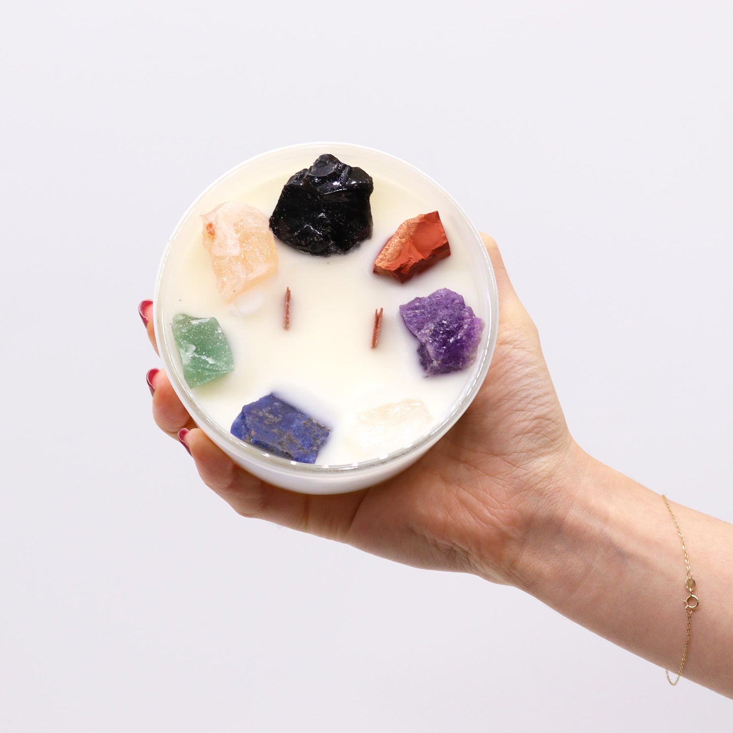 CHAKRA CRYSTAL CANDLE - Spirit And Shadow