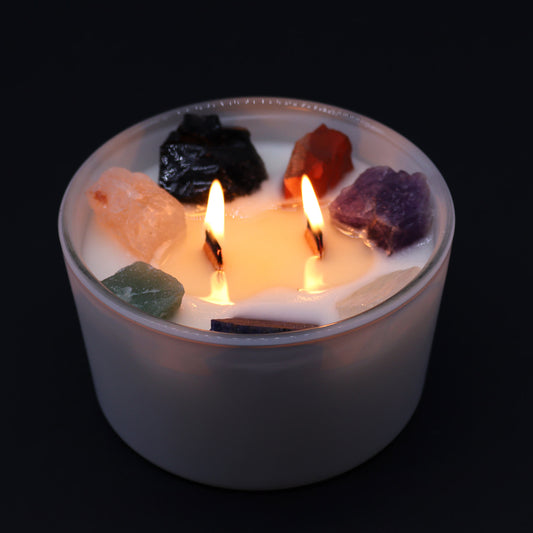 CHAKRA CRYSTAL CANDLE - Spirit And Shadow