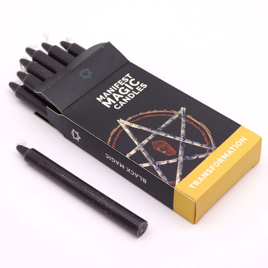MANIFEST MAGIC CANDLES – Transformation Pack of 12, Soy Wax - Spirit And Shadow
