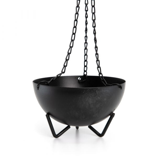 HANGING WITCH CAULDRON BLACK 11CM – Ritual & Incense Burner - Spirit And Shadow