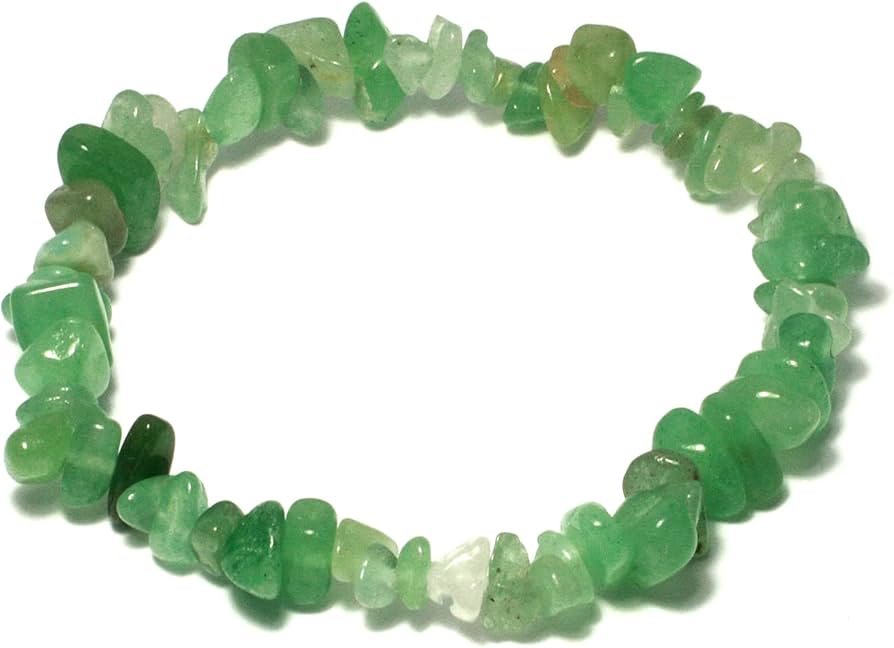 GREEN JADE CHIPSTONE BRACELET – Luck, Prosperity & Emotional Healing - Spirit And Shadow