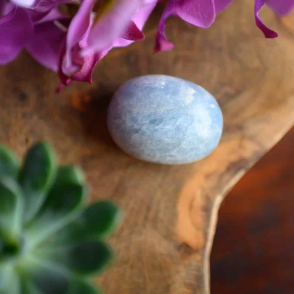 LARGE PALMSTONE - BLUE CELESTINE - Spirit And Shadow
