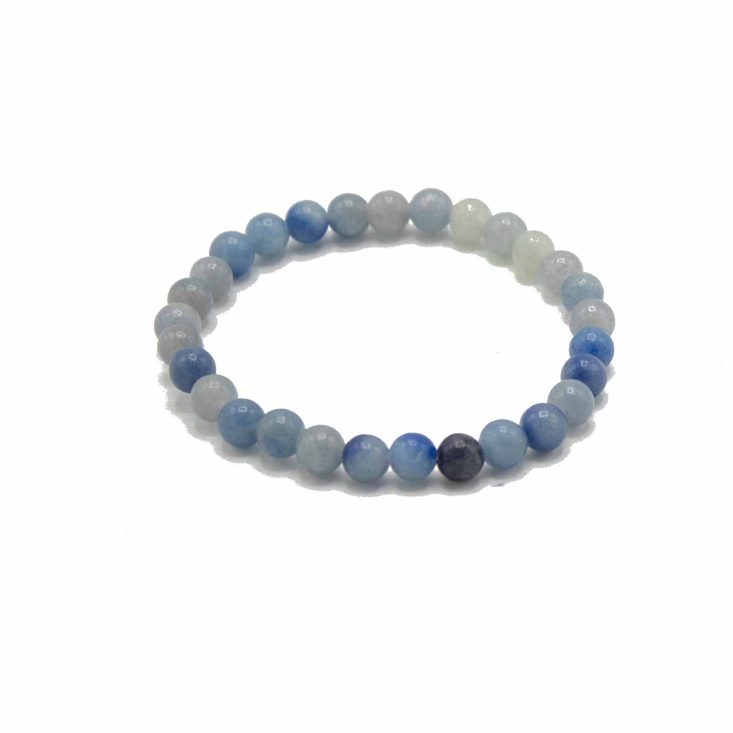 BLUE LACE AGATE MANIFESTATION BRACELET – Independence - Spirit And Shadow