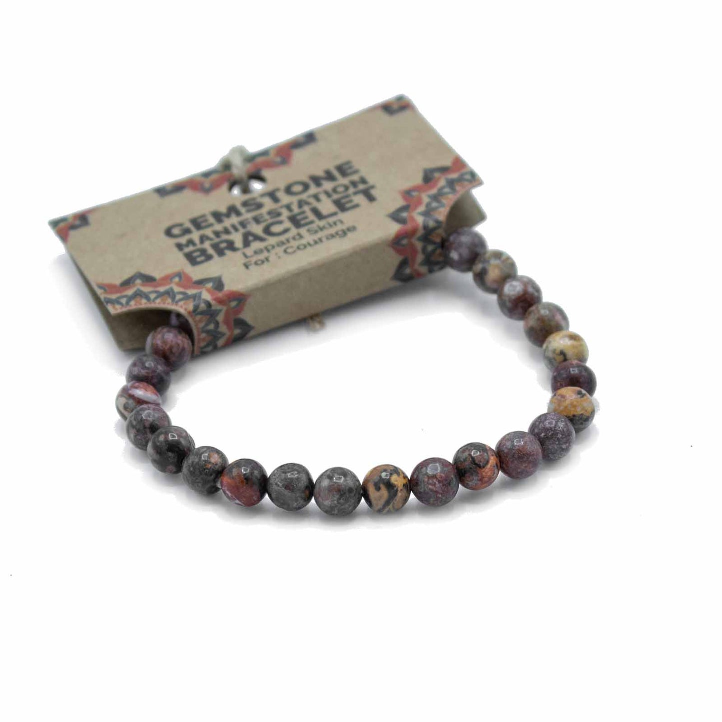 LEOPARD SKIN MANIFESTATION BRACELET – Courage & Strength - Spirit And Shadow