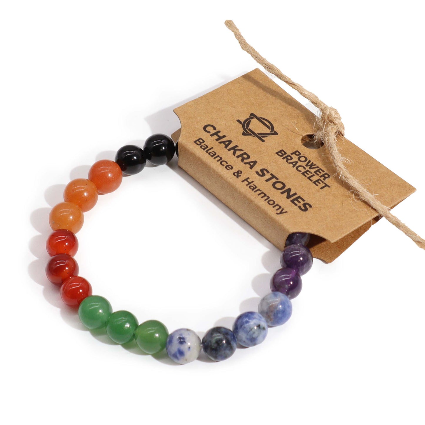 CHAKRA STONES POWER BRACELET - Balance & Harmony - Spirit And Shadow