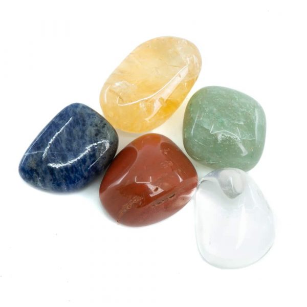 TUMBLED CRYSTALS 5 ELEMENTS SET - 15-20mm - Spirit And Shadow