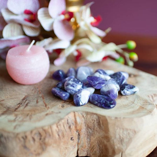 AMETHYST TUMBLESTONES – Spiritual Awakening & Calming Crystal - Spirit And Shadow
