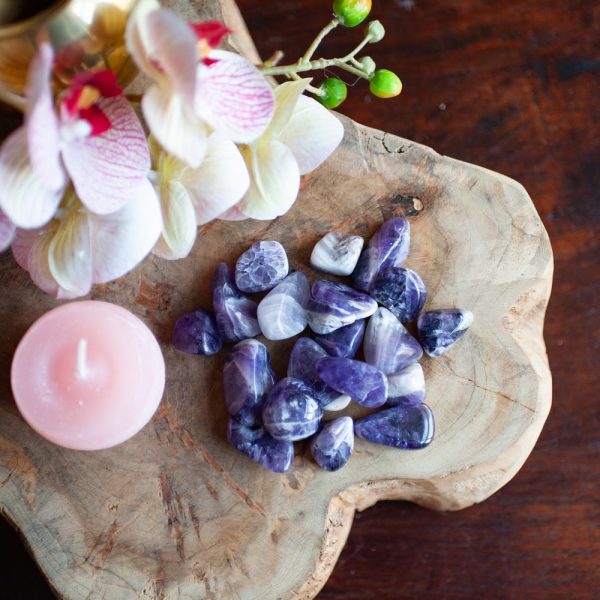 AMETHYST TUMBLESTONES – Spiritual Awakening & Calming Crystal - Spirit And Shadow