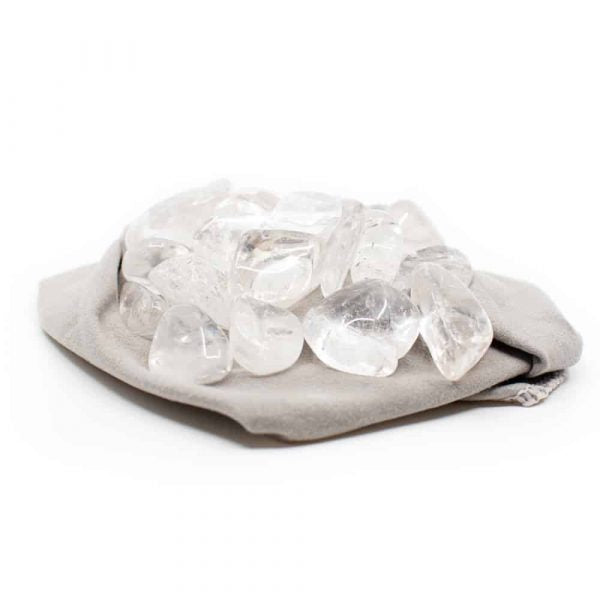 CLEAR QUARTZ TUMBLED CRYSTAL – Healing Stone for Clarity & Energy Balance - Spirit And Shadow
