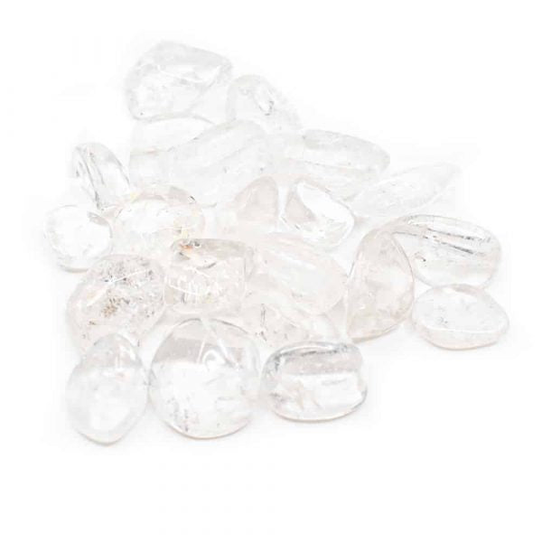 CLEAR QUARTZ TUMBLED CRYSTAL – Healing Stone for Clarity & Energy Balance - Spirit And Shadow