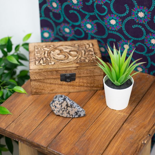 ROUGH SNOWFLAKE OBSIDIAN 4–6 cm - Grounding & Emotional Clarity - Spirit And Shadow