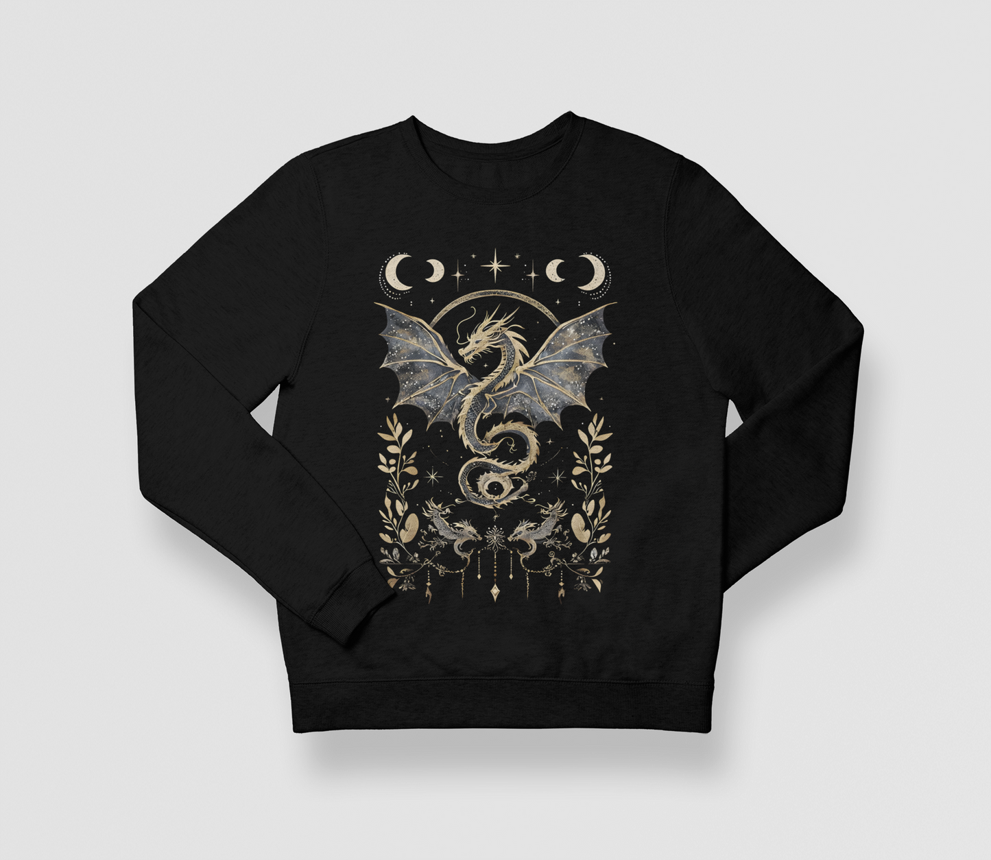 MYSTIC DRAGON SWEATSHIRT – Celestial Guardian Edition - Spirit And Shadow