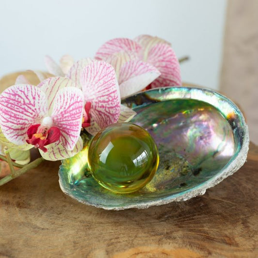 FENG SHUI CRYSTAL BALL - 3rd CHAKRA (SOLAR PLEXUS) - Spirit And Shadow