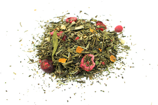 GREEN DRAGON BLEND - Premium Green Tea with Sencha, Lung Ching, Nettle & Blueberry | 50g by Green Tea Aquila - Spirit And Shadow