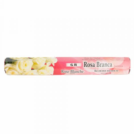 WHITE ROSE G.R. INCENSE STICKS – Elegant Floral Aroma - Spirit And Shadow