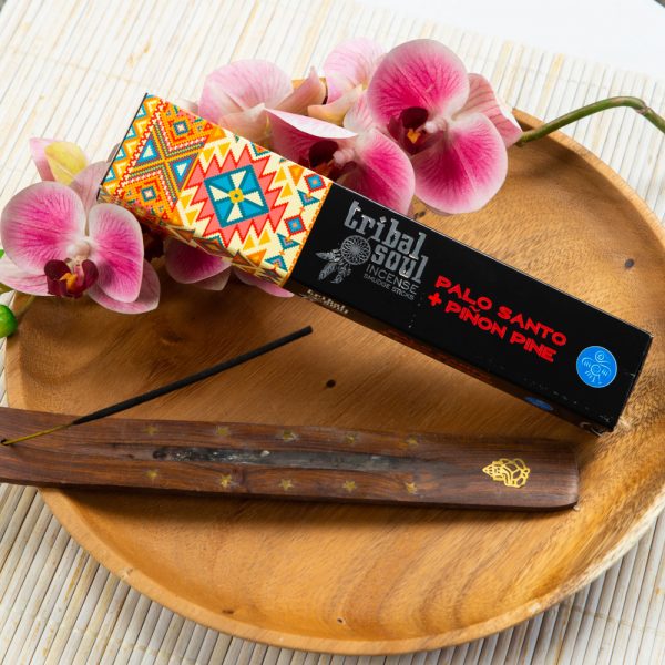 TRIBAL SOUL PALO SANTO AND PINE INCENSE – Sacred Aromatic Blend - Spirit And Shadow