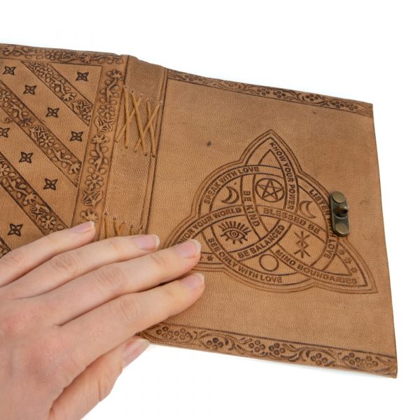 CELTIC KNOT HANDMADE LEATHER JOURNAL - Spirit And Shadow