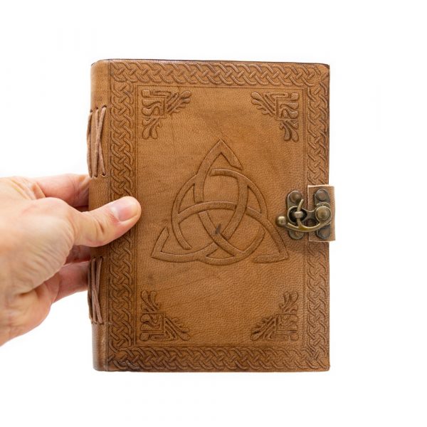ENDLESS KNOT HANDMADE LEATHER JOURNAL/NOTEBOOK - Spirit And Shadow