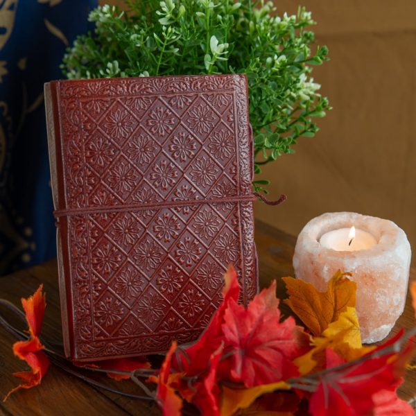 HANDMADE LEATHER HEART JOURNAL/NOTEBOOK - Spirit And Shadow