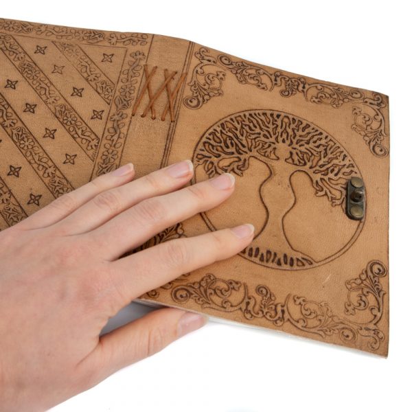 TREE OF LIFE HANDMADE LEATHER JOURNAL/NOTEBOOK - Spirit And Shadow