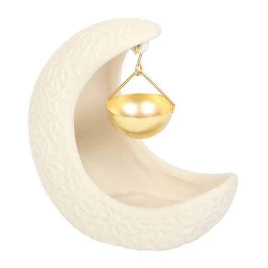 CRESENT MOON HANGING OIL BURNER