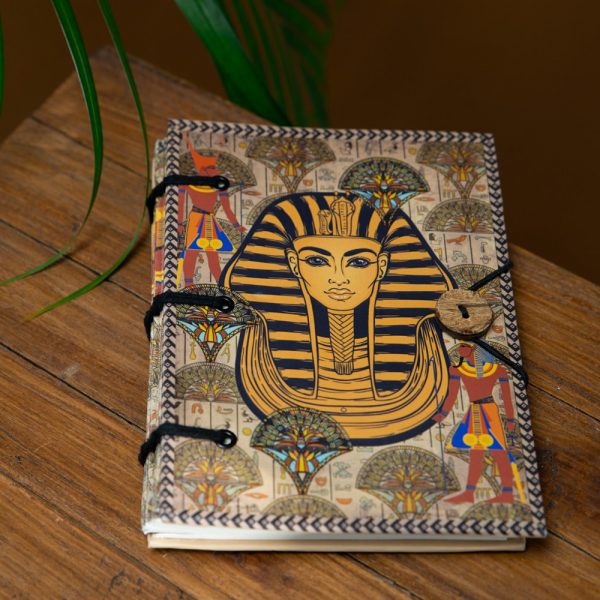 HANDMADE PHARAOH MASK NOTEBOOK - Spirit And Shadow