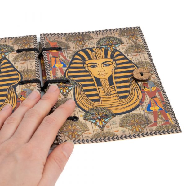 HANDMADE PHARAOH MASK NOTEBOOK - Spirit And Shadow