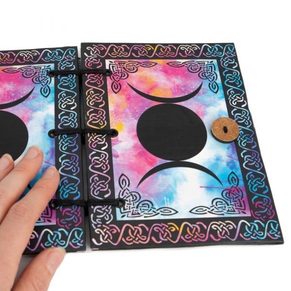 HANDMADE NOTEBOOK TRIPLE MOON - Spirit And Shadow