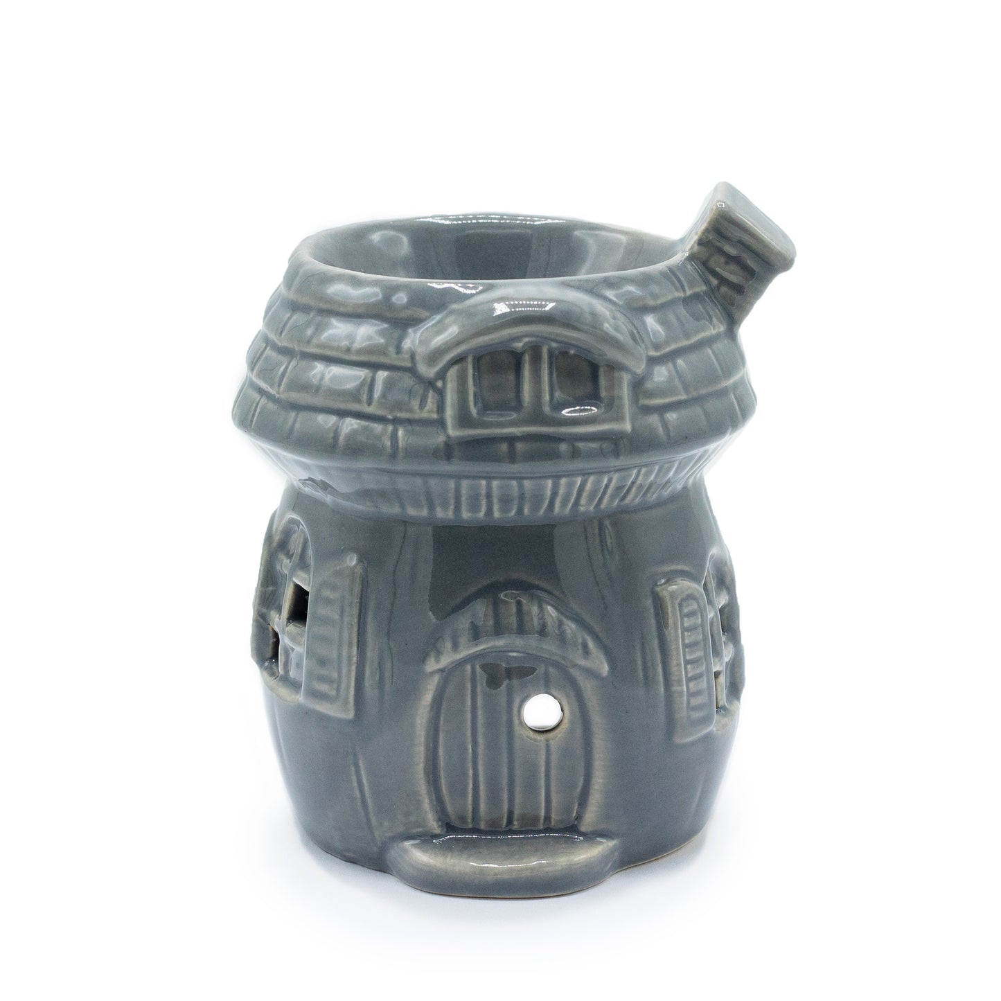 MUSHROOM HOUSE OIL BURNER - Grey - Spirit And Shadow