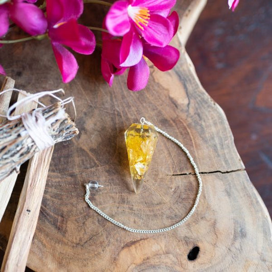 PENDULUM ORGON - CITRINE HARNESS POSITIVE ENERGY - Spirit And Shadow