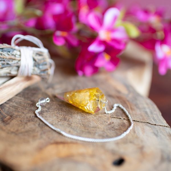 PENDULUM ORGON - CITRINE HARNESS POSITIVE ENERGY - Spirit And Shadow
