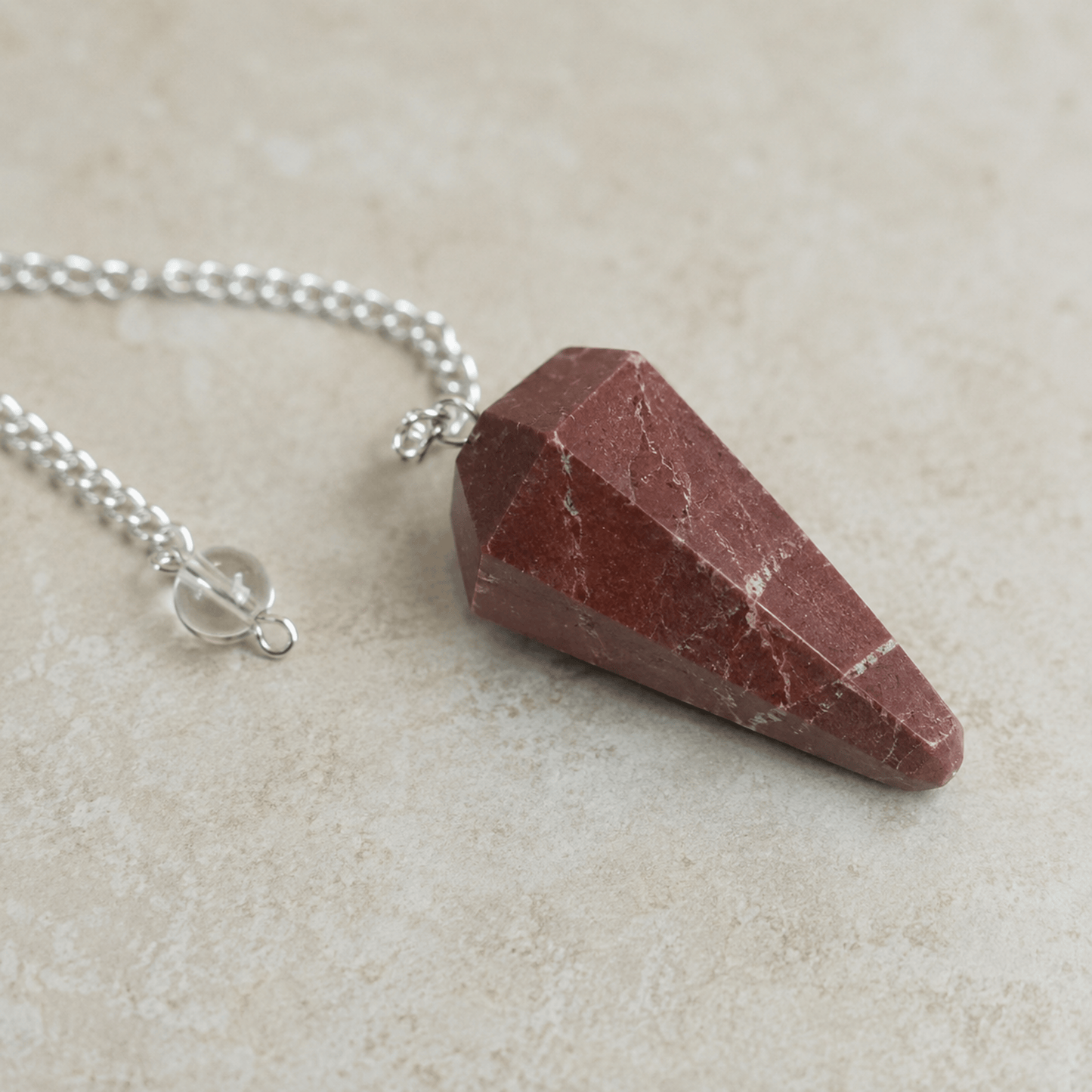 PENDULE EN PIERRE PRÉCIEUSE AMÉTHYSTE - CRISTAL À FACETTES POUR LA GUÉRISON DES CHAKRAS ET LA CONSCIENCE SPIRITUELLE