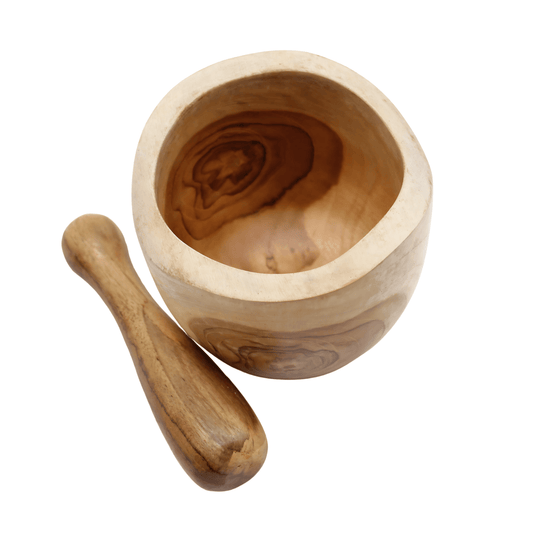 Teak Pestal & mortar