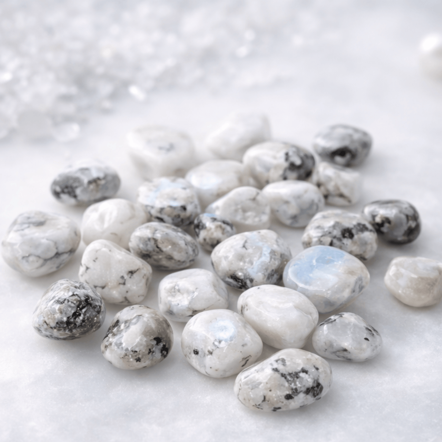 RAINBOW MOONSTONE TUMBLESTONES 1.5-3.5cm