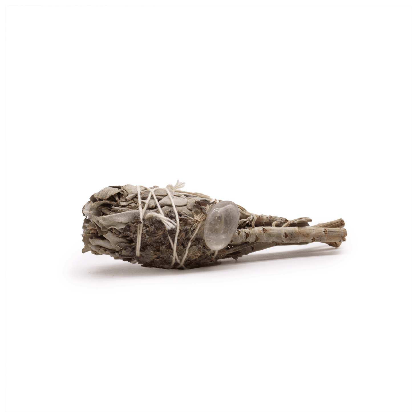 SPIRITUAL HEALING SAGE TORCH WITH AMETHYST – 10cm