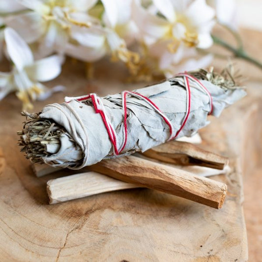 WHITE SAGE AND ROSEMARY SMUDGE STICK - Cleansing & Clarity - Spirit And Shadow