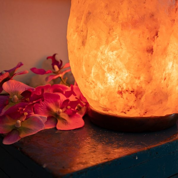 HIMALAYAN SALT LAMP PINK 12-18kg - Natural Air Purifier & Relaxation - Spirit And Shadow