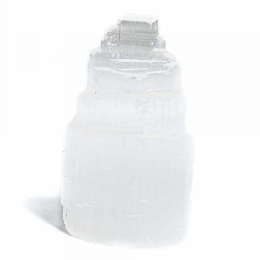 SELENITE TOWER 'ICEBERG' – High-Vibration Crystal 6cm - Spirit And Shadow