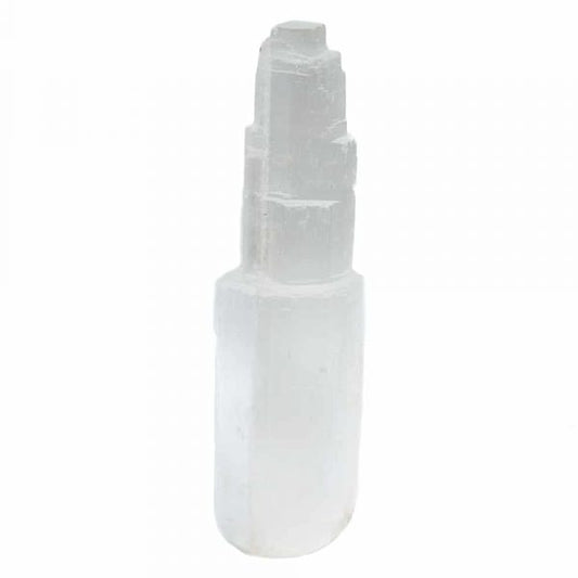SELENITE TOWER 'ICEBERG' – High-Vibration Crystal 18-20cm - Spirit And Shadow